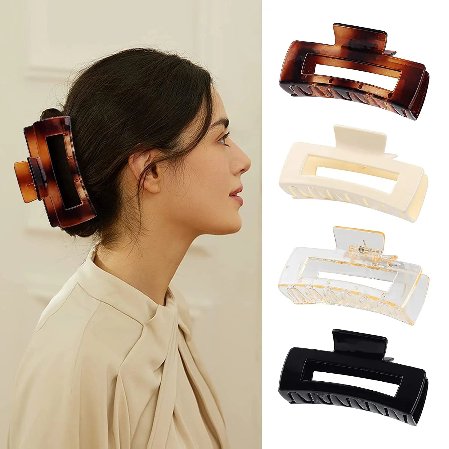 Hair Claws, 8 pack